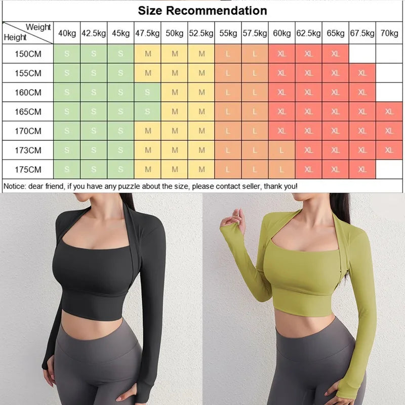 Cloud Hide Women’s Long Sleeve Yoga Crop Top
