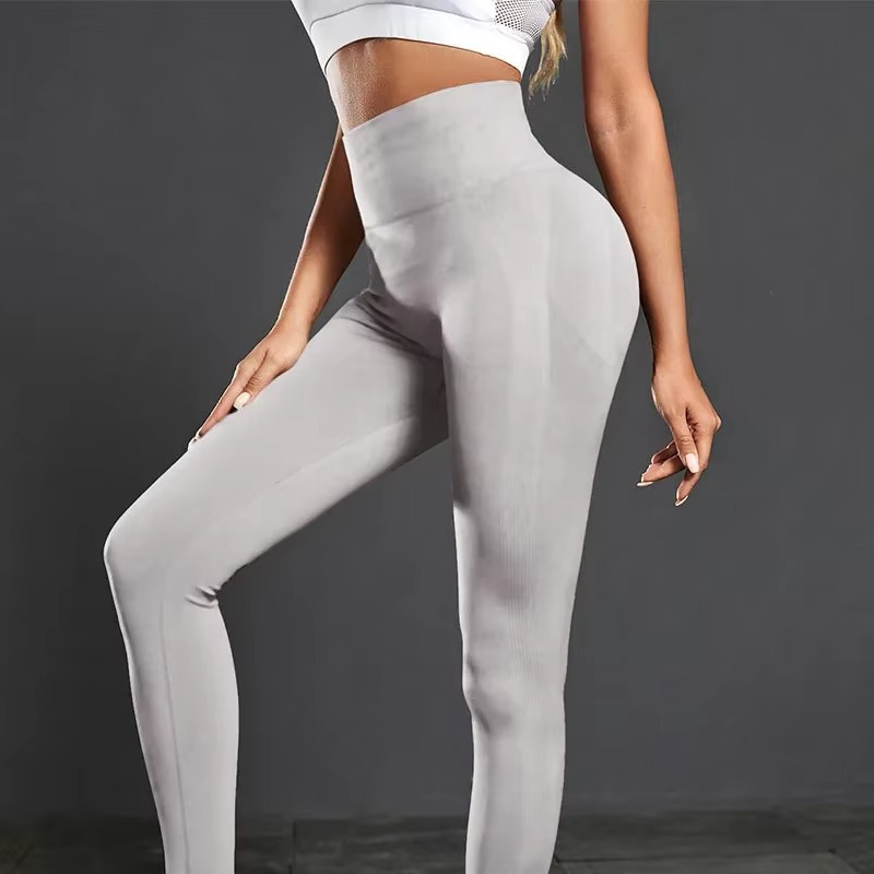 High Waist Elastic Seamless Fitness Leggings