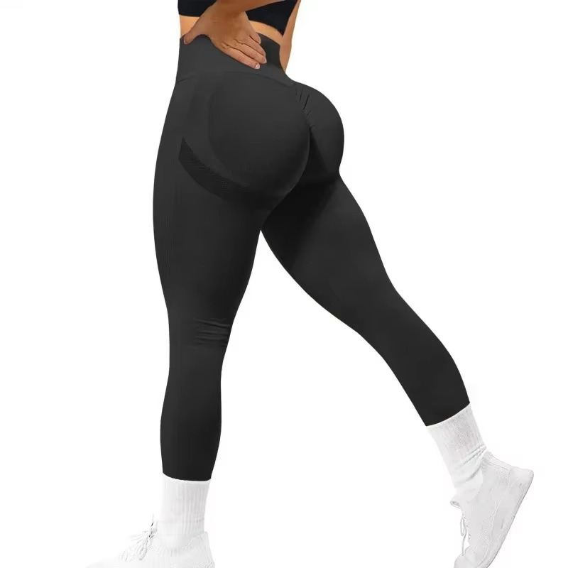 High Waist Elastic Seamless Fitness Leggings